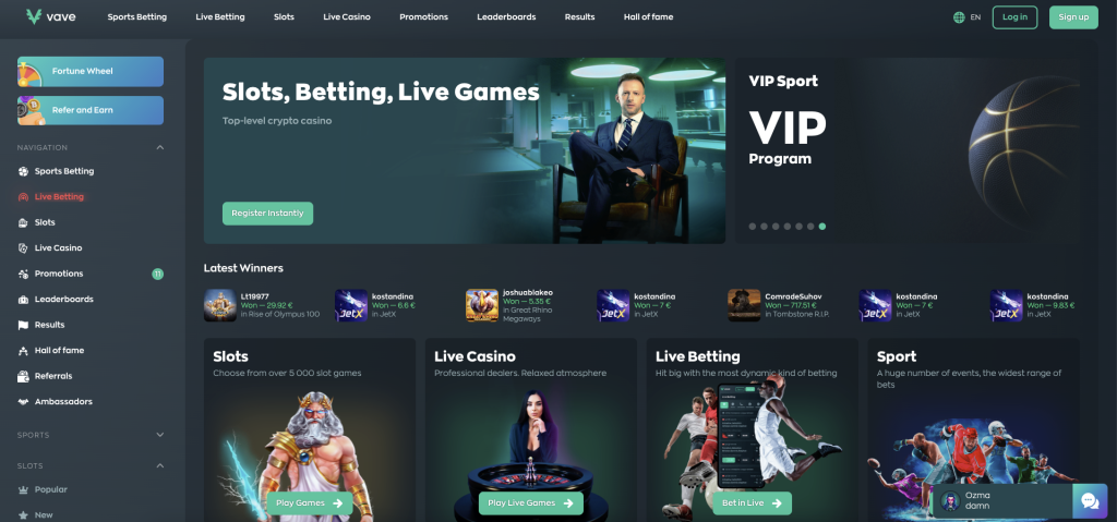 vave casino